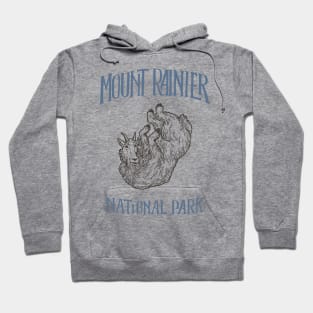 Mount Rainier National Park: Falling Mountain Goat Hoodie